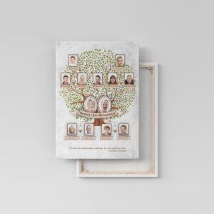 Personalizowane Drzewo Genealogiczne - "Elegancja" pion