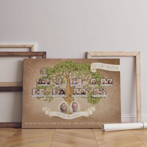 Personalizowane Drzewo Genealogiczne - "Klasyka" poziom